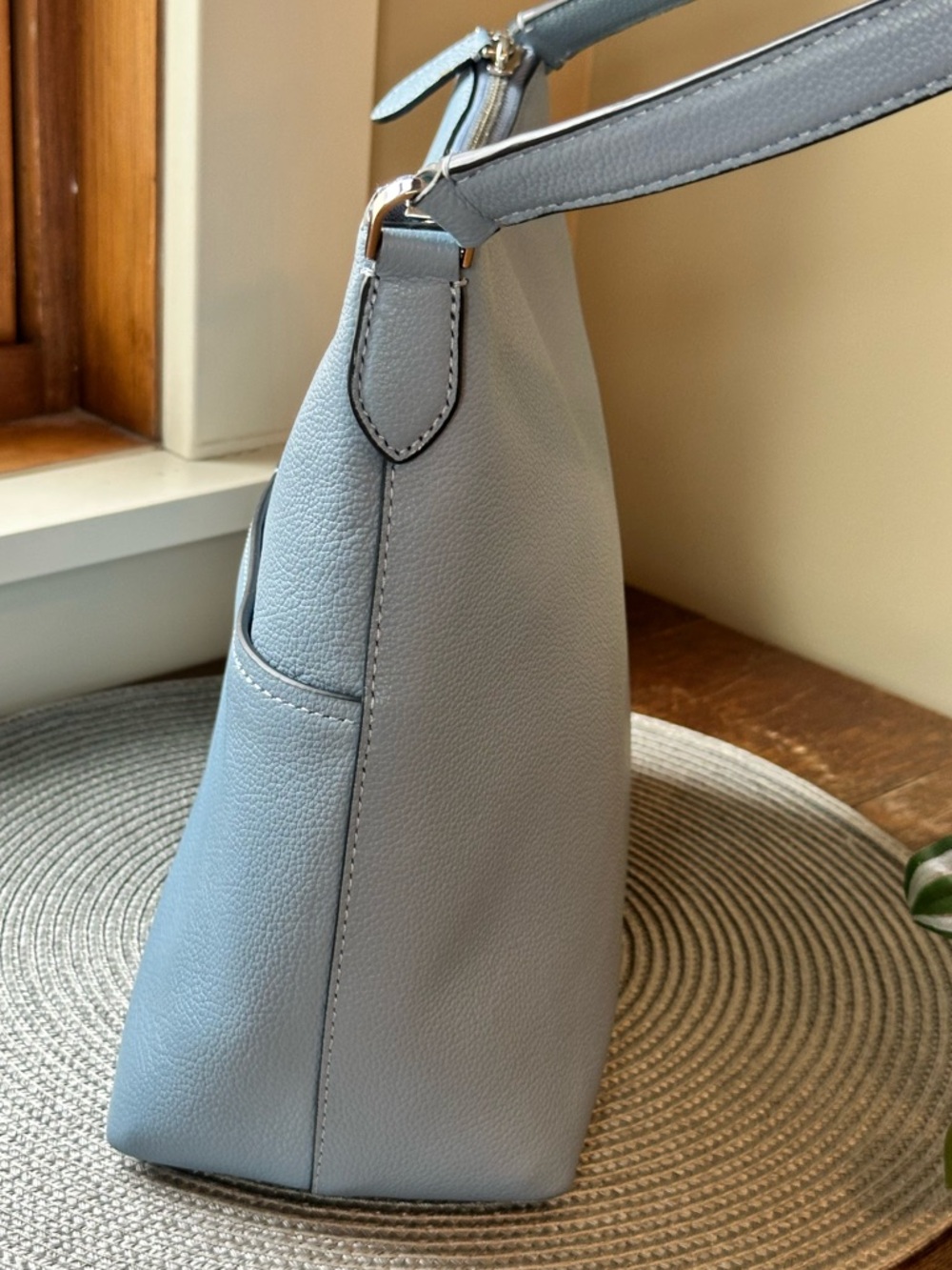 kate spade Smooth Blue Leather Shoulder Bag - Picture 5 of 11
